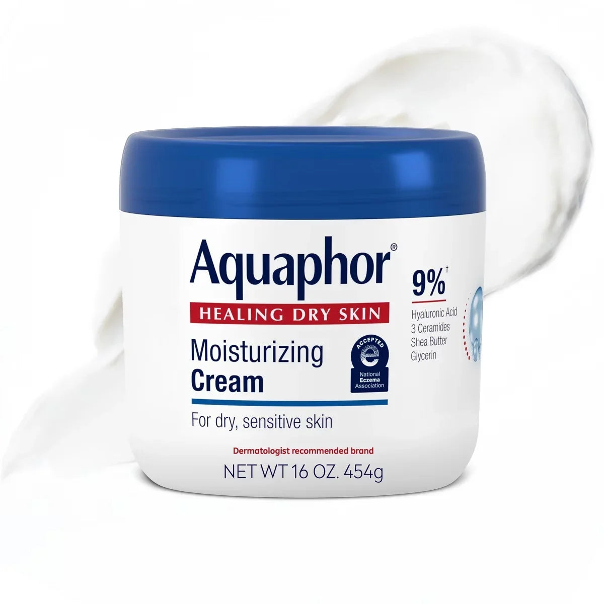 Aquaphor Moisturizing Body Cream Unscented - 16oz